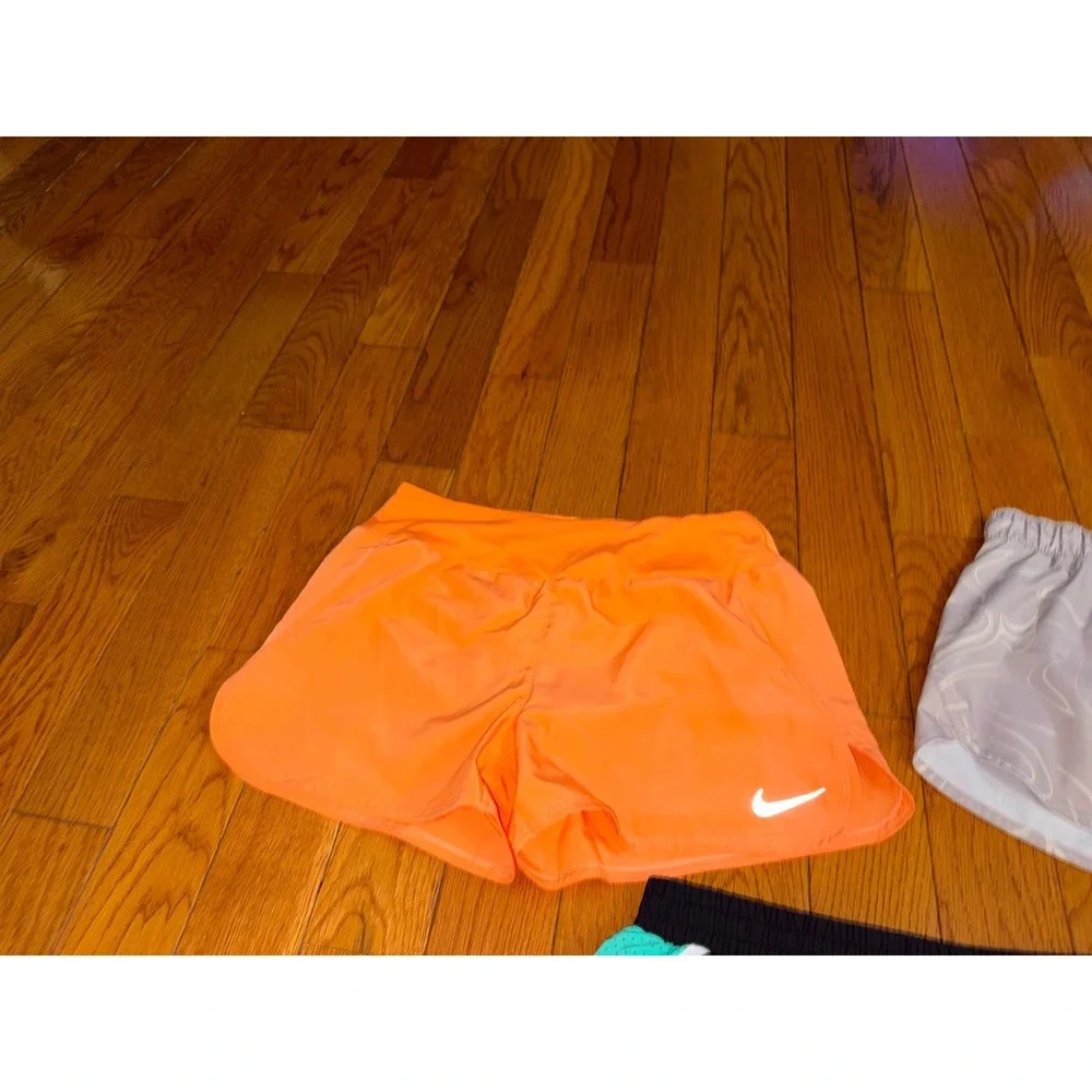 Nike Under Armour Old Navy Womens Running Shorts Bundle Small Orange Grey Black